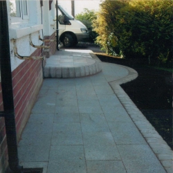 Granite paving & step - Lisburn